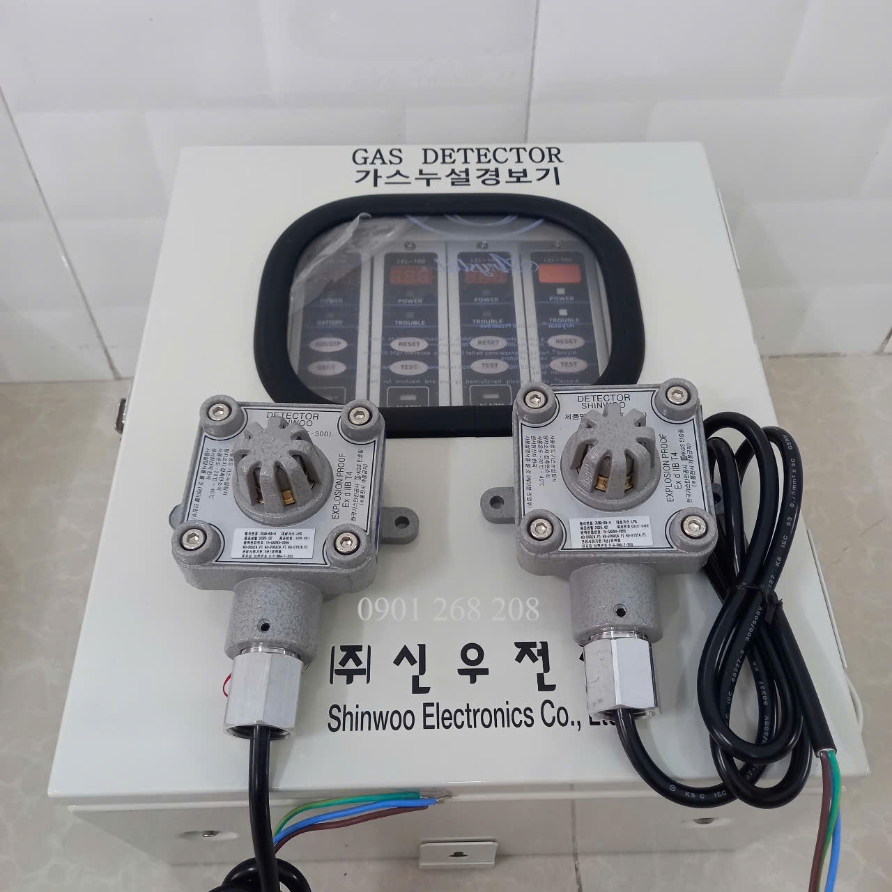 tủ cảnh báo rò gas ND-213 shhinwoo hàn quốc